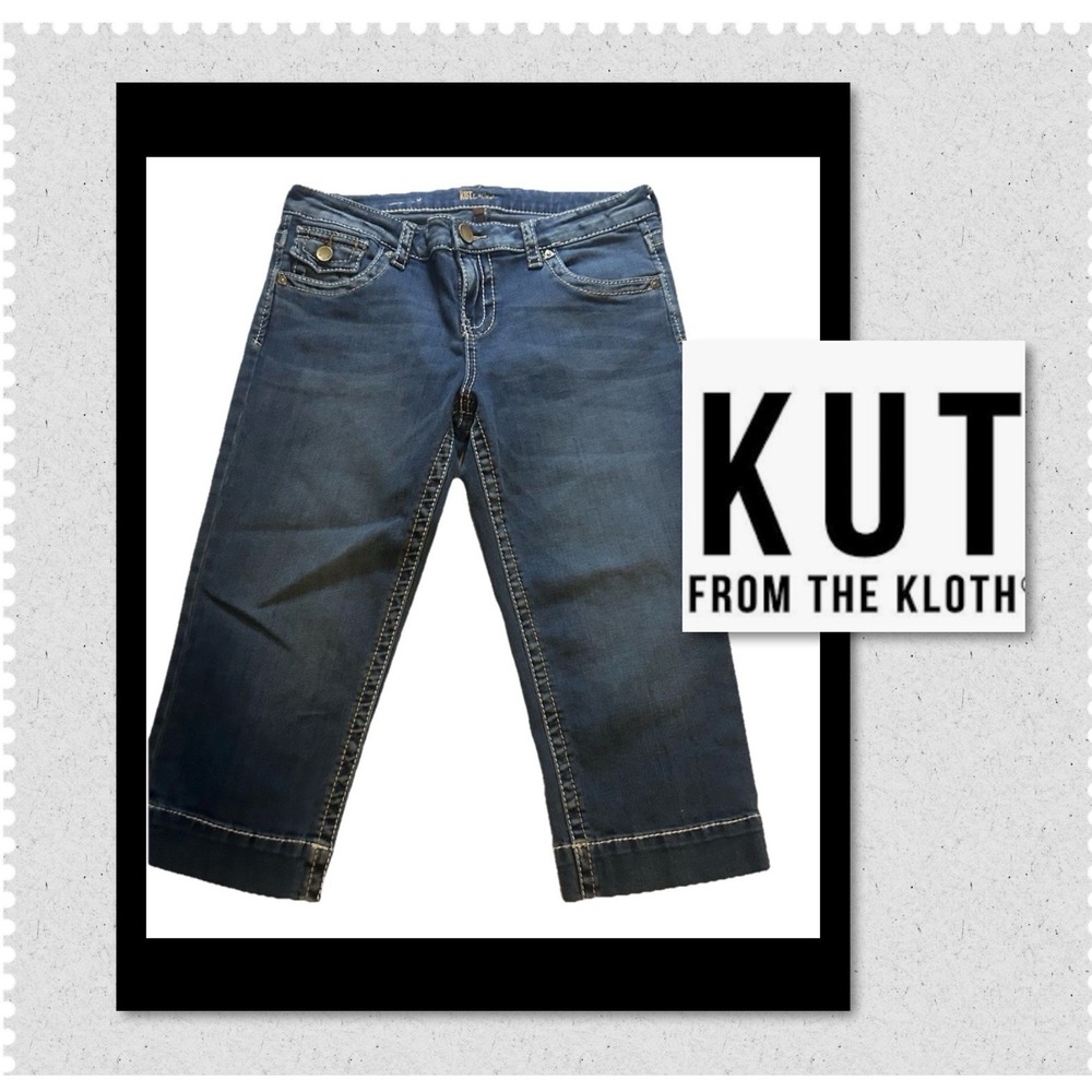 Kut From The Kloth - Women's Size 8 - Cropped Jeans Cotton/Spandex (31"X18.5")